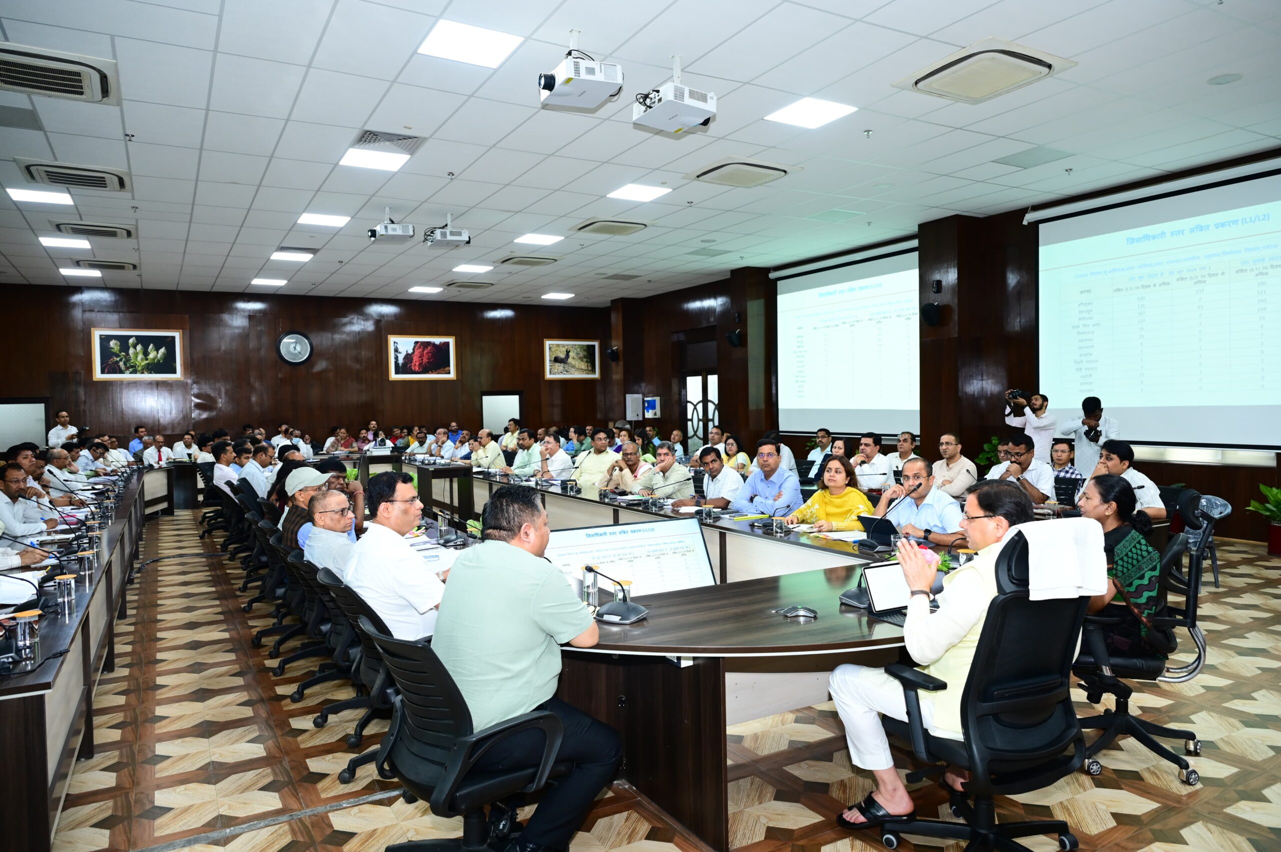 मुख्यमंत्री ने सी.एम. हेल्पलाइन 1905 के समीक्षा अधिकारियों को दिये जनसमस्याओं के त्वरित समाधान के निर्देश