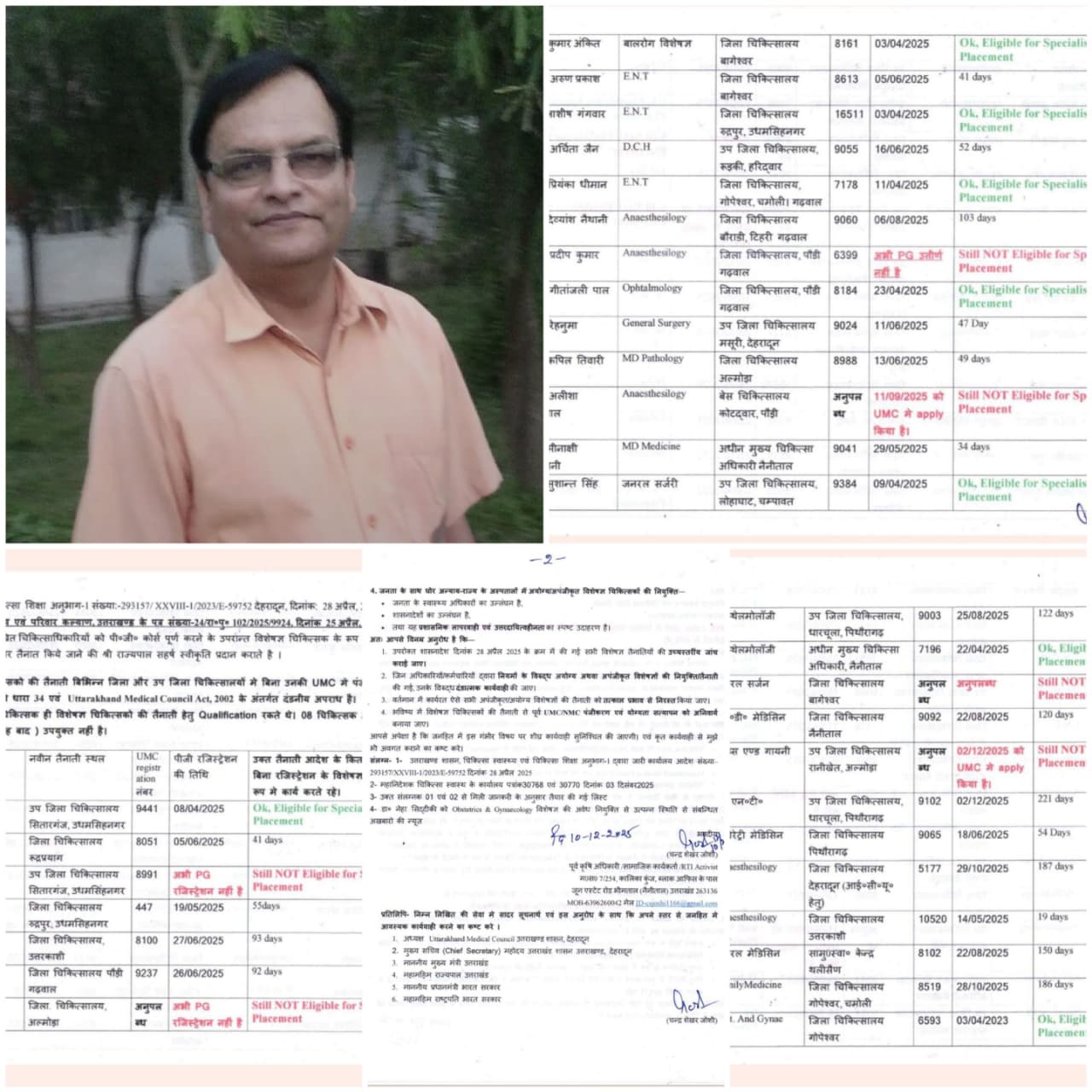 उत्तराखंड स्वास्थ्य विभाग में अयोग्य विशेषज्ञ डॉक्टरों की नियुक्ति का गंभीर खुलासा