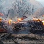 मोरी क्षेत्र में भीषण आग: तीन मंजिला मकान जलकर राख, पालतू पशुओं की दर्दनाक मौत